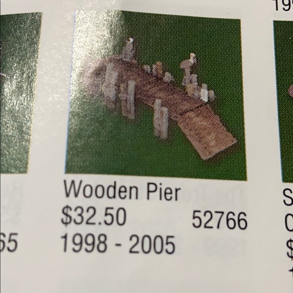 Department 56 Wooden Pier 1998-2005 - Picture 6 of 6